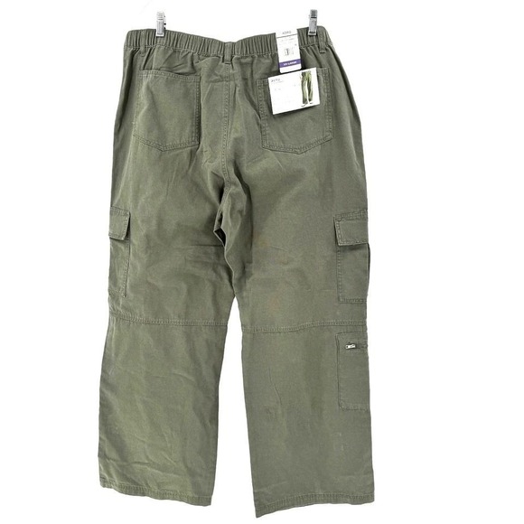 Aeropostale Utility Cargo Pants Y2K Mid Rise Straight Leg Relaxed Fit XXL - Picture 6 of 6